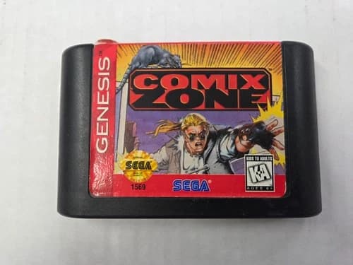 Comix Zone (Sega Genesis, 1995) - Cartridge Only - Tested