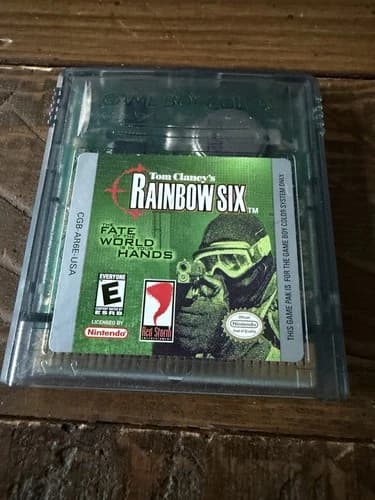 Tom Clancy's Rainbow Six Gameboy Color Game Cartridge Only Game Boy