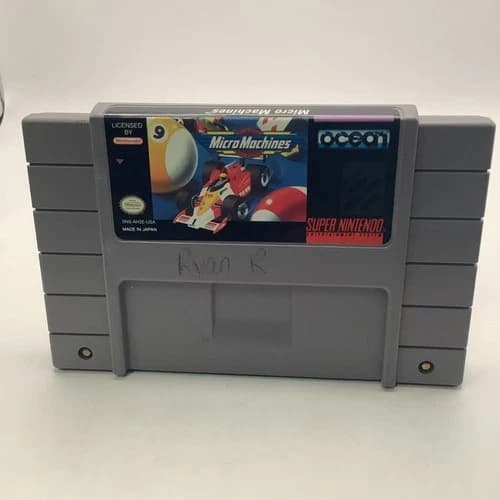Micro Machines SNES Super Nintendo Entertainment System, Game Only