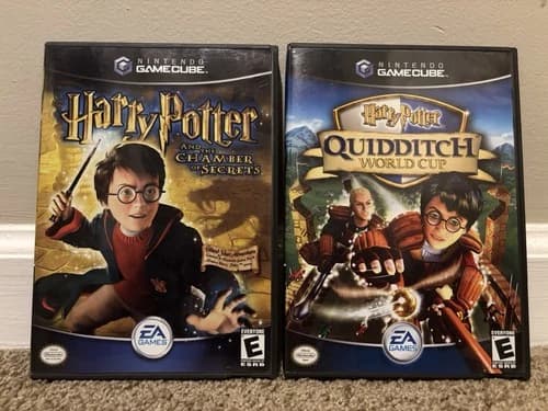 Harry Potter Chamber of Secrets Quidditch World Cup GameCube Video Game Nintendo