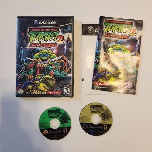Teenage Mutant Ninja Turtles 2 Battle Nexus GameCube CIB Complete Tested