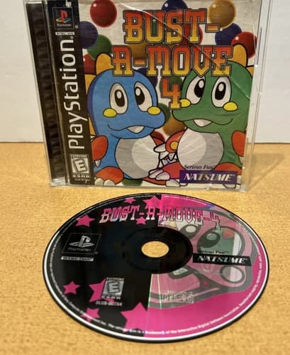 Bust-A-Move 4 (Sony PlayStation 1, 1998) PS1 CIB