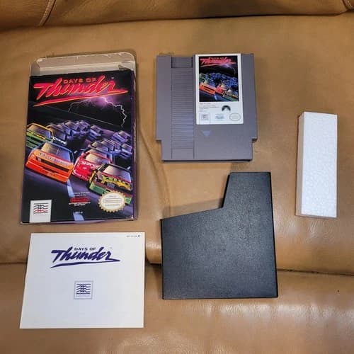 Days of Thunder Nintendo NES Complete in Box CIB