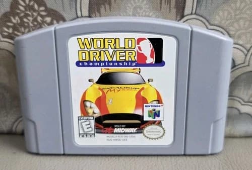 World Driver Championship (Nintendo 64) N64 Game Cartridge