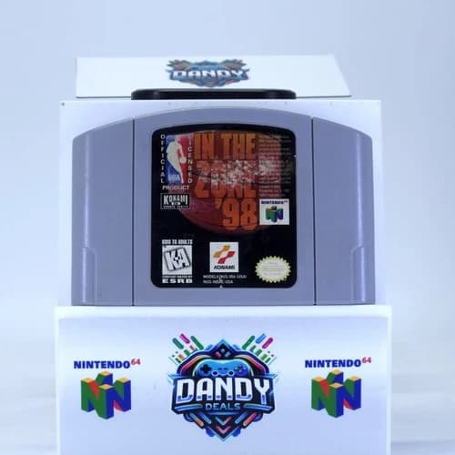 NBA In the Zone '98 N64 Authentic, Tested - Nintendo 64