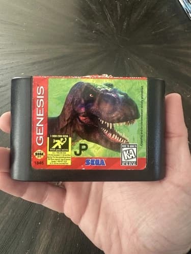 Sega Genesis Game Only The Lost World Jurassic Park