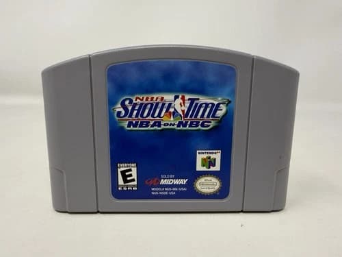 NBA Showtime NBA on NBC N64 Loose Authentic Tested Working
