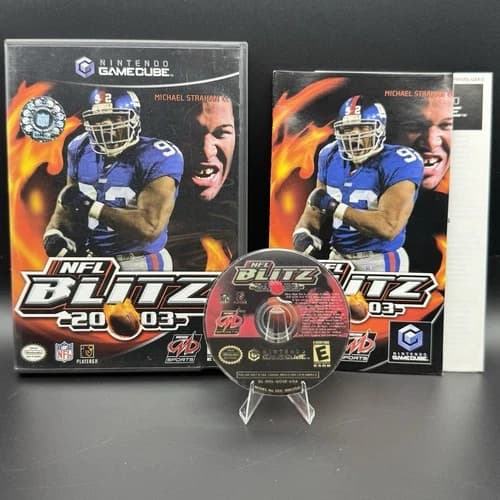 NFL Blitz 2003 (Nintendo Gamecube) Complete CIB w/ Manual Tested