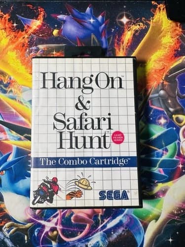 Hang On/Safari Hunt (Sega Master System SMS) CIB Fast Free Shipping