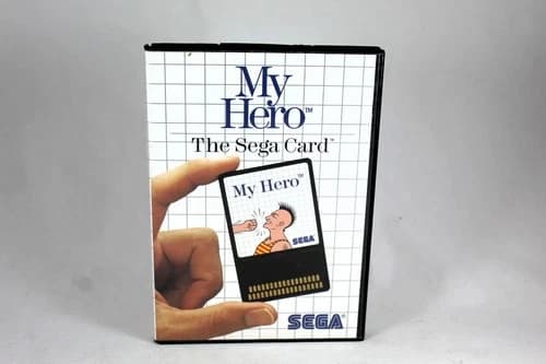 Sega Master System Card My Hero Complete in Box CIB Tested