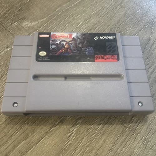 Super Castlevania IV - Super Nintendo SNES - Cartridge Only, Tested and Working!