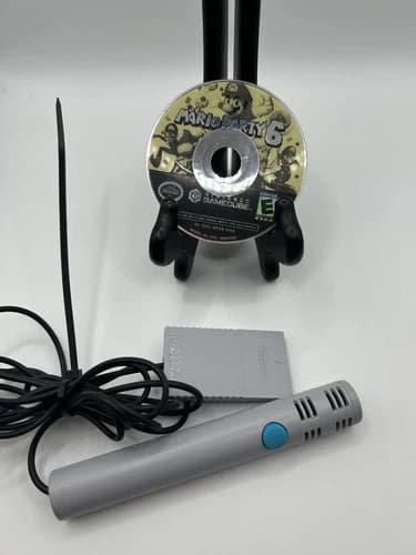 Mario Party 6 Nintendo GameCube US ver Tested 2004 Disc Only w/Microphone