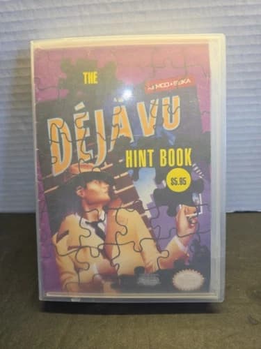 Deja Vu W/ RARE HINT BOOK RENTAL (Nintendo Entertainment System, 1990) VTG