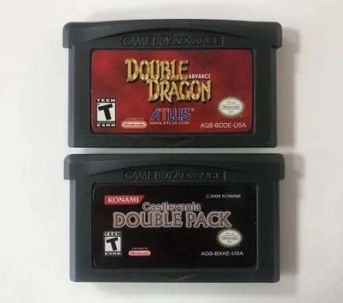 Double Dragon Castlevania Double Pack Game Boy Advance English Overseas Version