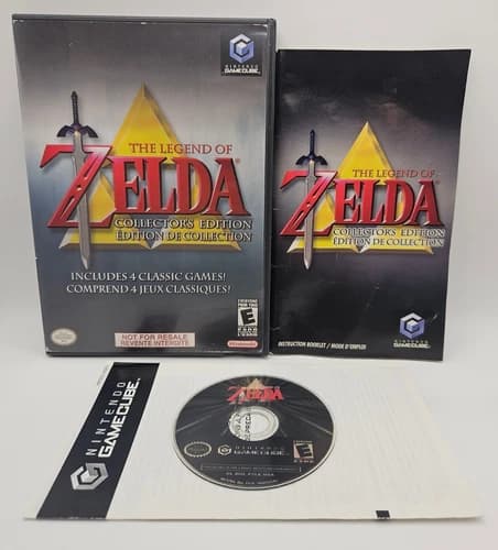 The Legend of Zelda Collectors Edition - (Nintendo GameCube,2003) Tested