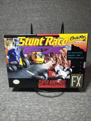 Stunt Race FX Super Nintendo Entertainment System SNES CIB 27