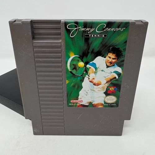 Jimmy Connors Tennis (Nintendo, NES) Original Authentic Cartridge Clean RARE!