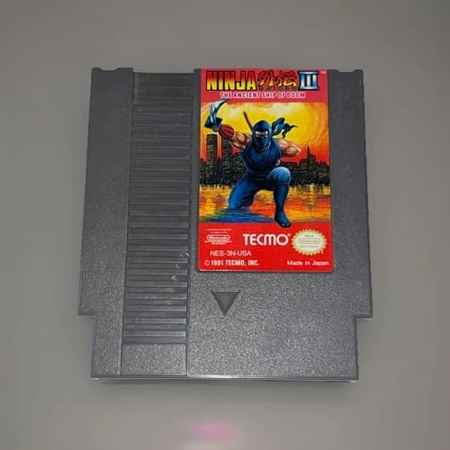 Ninja Gaiden III The Ancient Ship of Doom (Nintendo NES 1991) Tested Authentic