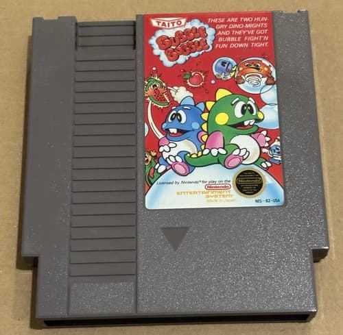 Nintendo NES Bubble Bobble (Cleaned, Tested & Working)