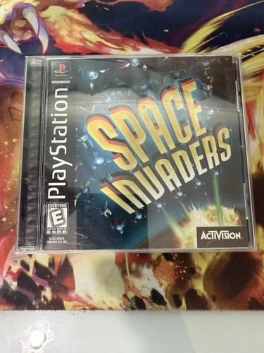 Space Invaders PS1 Sony PlayStation Complete With Manual CIB Tested