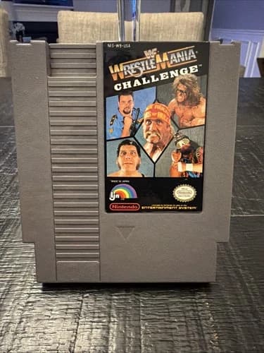 Vintage Wrestlemania Challenge Nintendo NES Game Cartridge 1985 WWF Wrestling