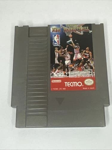 Tecmo NBA Basketball (Vintage Nintendo NES) Original Game USED NOT TESTED!