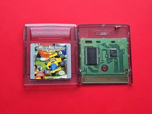 Micro Machines 1 and 2: Twin Turbo Game Boy Color Nintendo GBC Authentic Tested