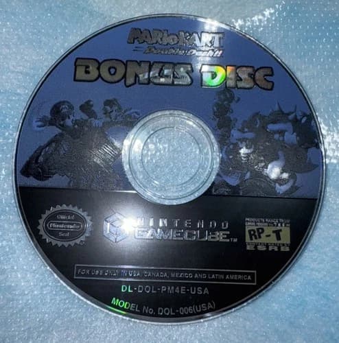 Mario Kart Double Dash Bonus Demo Disc Only Nintendo GameCube Tested Read