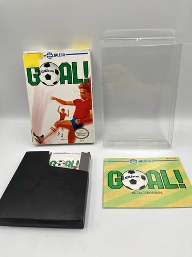 GOAL! (Nintendo NES, 1989) Complete In Box, CIB Authentic Tested OEM NTSC Copy
