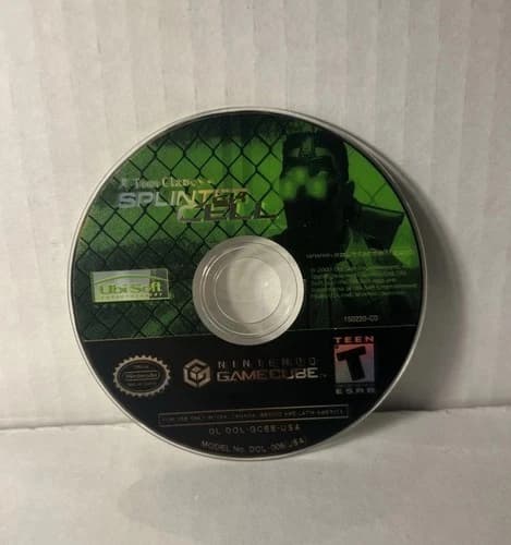 Tom Clancy’s Splinter Cell (Nintendo GameCube, 2002) Disc Only