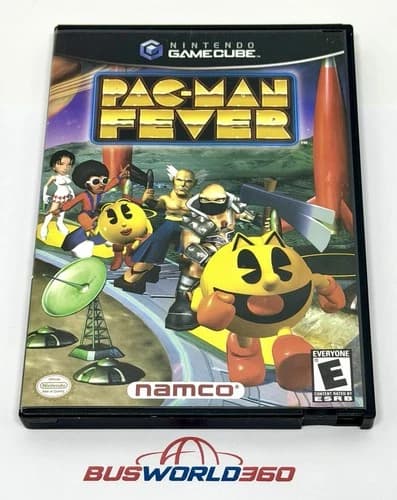 PAC-MAN FEVER Nintendo GameCube 2002 Complete CIB Preowned Tested Working