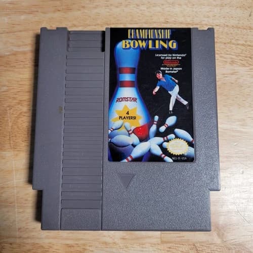 Championship Bowling Nintendo Entertainment System, 1989 NES - Tested