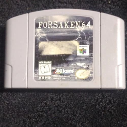Acclaim Forsaken 64 Nintendo 64 N64 Game Cartridge M Rated NTSC-U/C