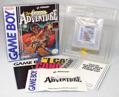 The Castlevania Adventure Game Boy Complete CIB Great Condition w/ RARE INSERT!