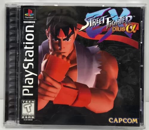 Street Fighter EX Plus Alpha Playstation 1 PS1 Complete in Box
