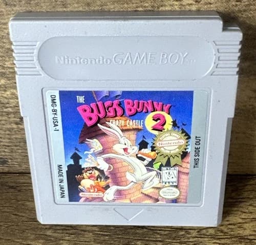 Bugs Bunny Crazy Castle 2 Nintendo Game Boy Gameboy Authentic Tested And Working