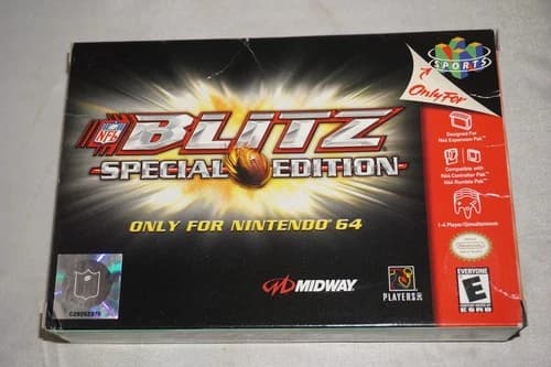 Nfl Blitz Special Edition (Nintendo 64 N64) Complete in Box CIB