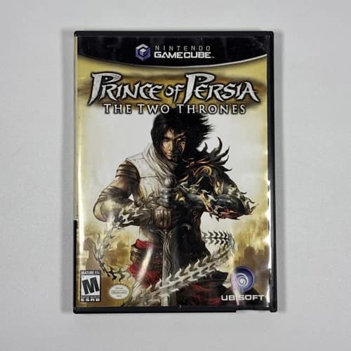 Prince of Persia The Two Thrones Nintendo GameCube CIB Complete Excellent