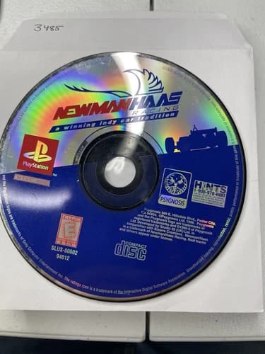 Newman Haas Racing PS1 Sony PlayStation 1 Disc Only - No Tracking #3485