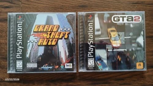Grand Theft Auto 1 And 2 Plus Evil Dead Hail To The King PlayStation 1