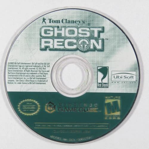 Tom Clancy's Ghost Recon Gamecube Authentic Tested Disc Only