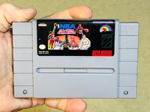 NBA All-Star Challenge (Super Nintendo, SNES) Game - Authentic - Tested