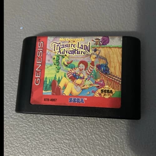 SEGA McDonald's Treasure Land Adventure Sega Genesis Video Game Cartridge