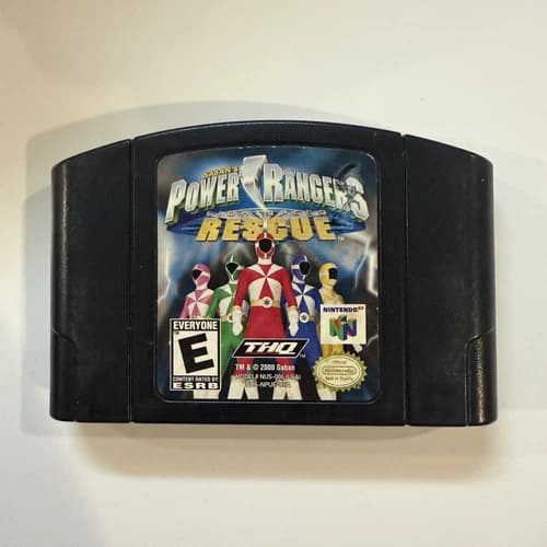 THQ Saban's Power Rangers: Lightspeed Rescue Nintendo 64 N64 2000 E NTSC-U/C