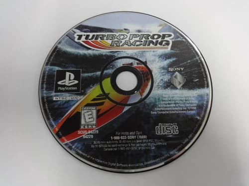 Turbo Prop Racing Sony Playstation One PS1 PSX Game Disc Only Free Ship
