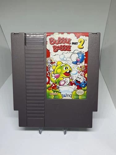 Bubble Bobble Part 2 NES Nintendo Authentic Tested Taito Rare