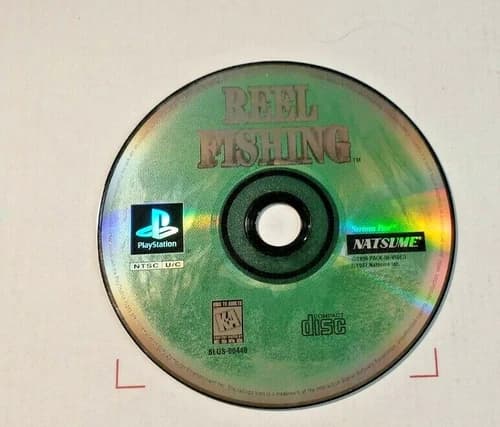 Reel Fishing Playstation Game PS1 Used