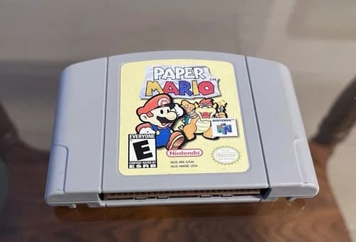 Paper Mario (Nintendo 64, N64) Authentic Cartridge Only Tested Working