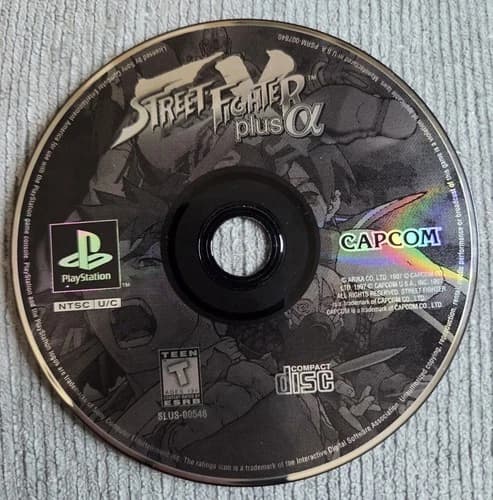 Street Fighter EX Plus Alpha (Disc Only) - PS1 - PlayStation 1 -ntsc