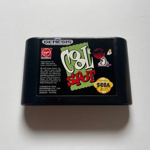 Cool Spot (Sega Genesis, 1993) - Cartridge Only - Tested Working Vintage